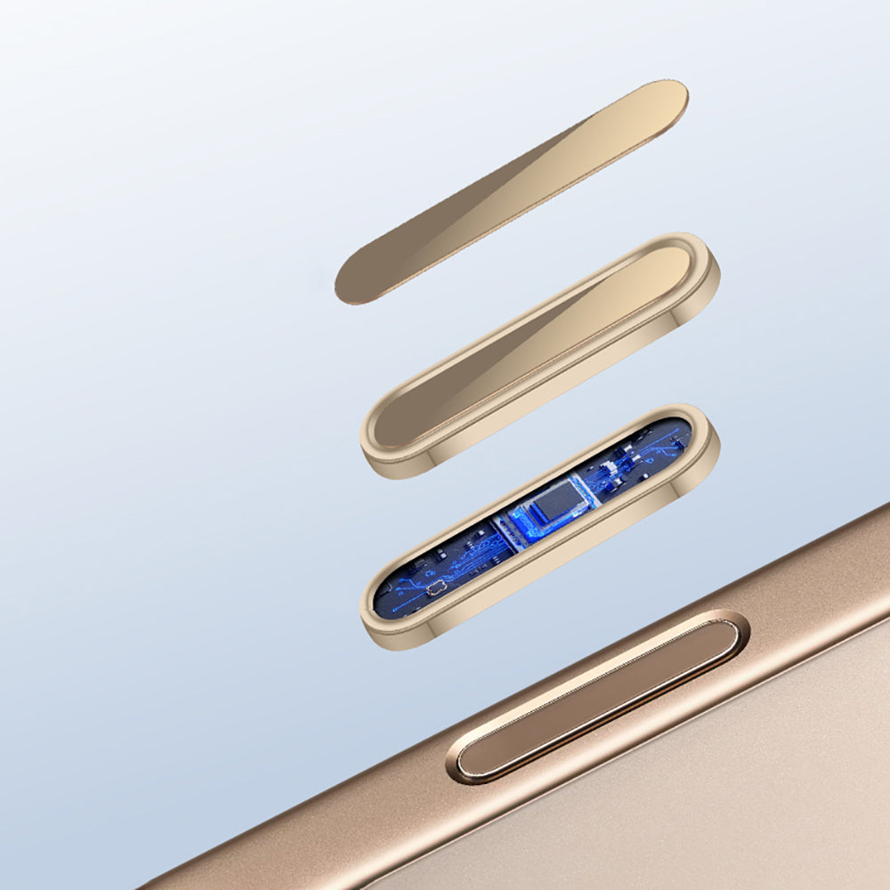 Apple iPhone 16 Serisi Uyumlu Metal Alaşımlı Hassas Dokunmatik Kamera Denetim Butonu Koruyucu Beyaz