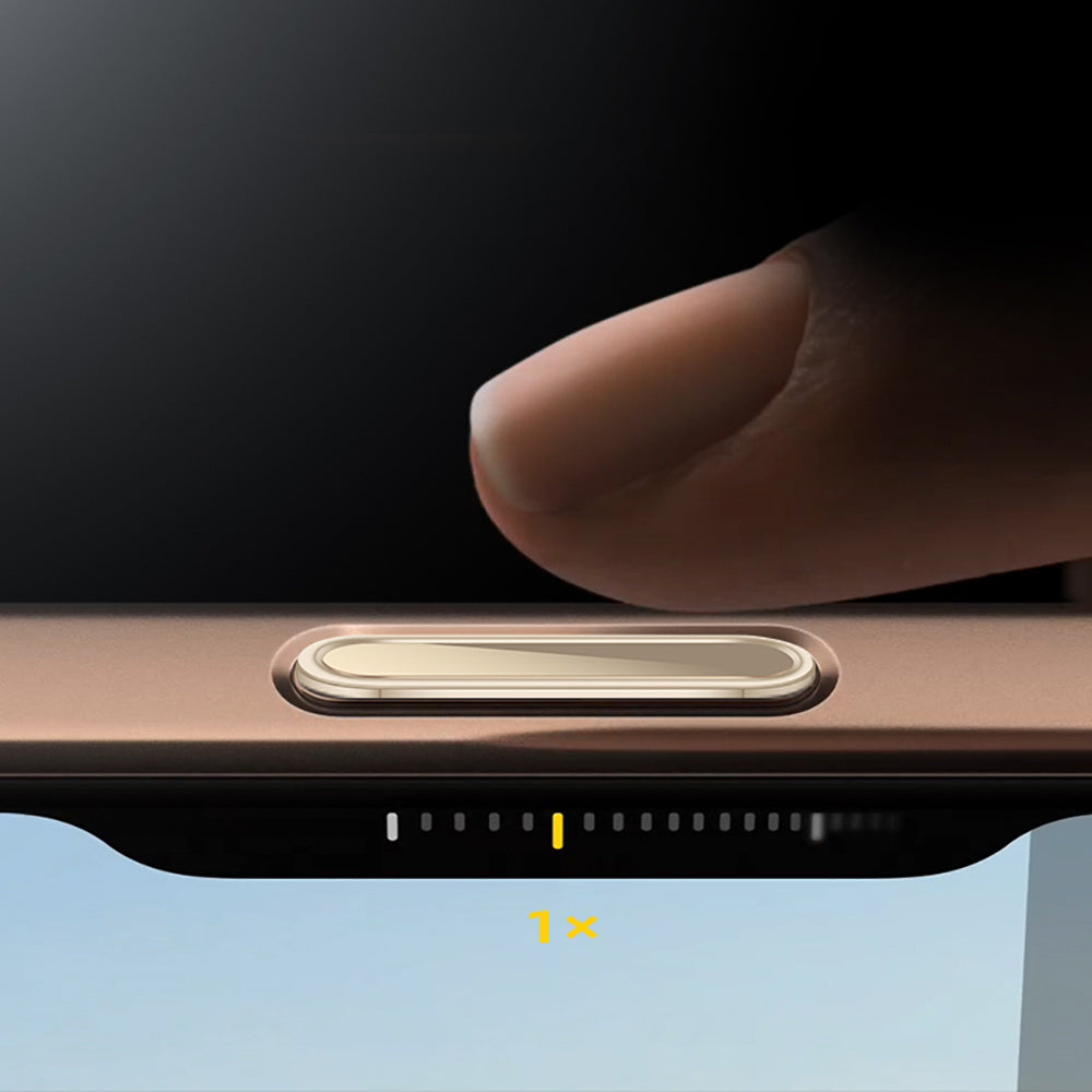 Apple iPhone 16 Serisi Uyumlu Metal Alaşımlı Hassas Dokunmatik Kamera Denetim Butonu Koruyucu Beyaz