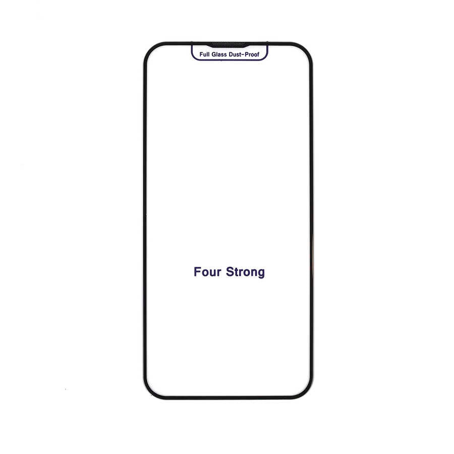 Apple iPhone 16 Zore Rika Premium Tempered Glass Screen Protector Black