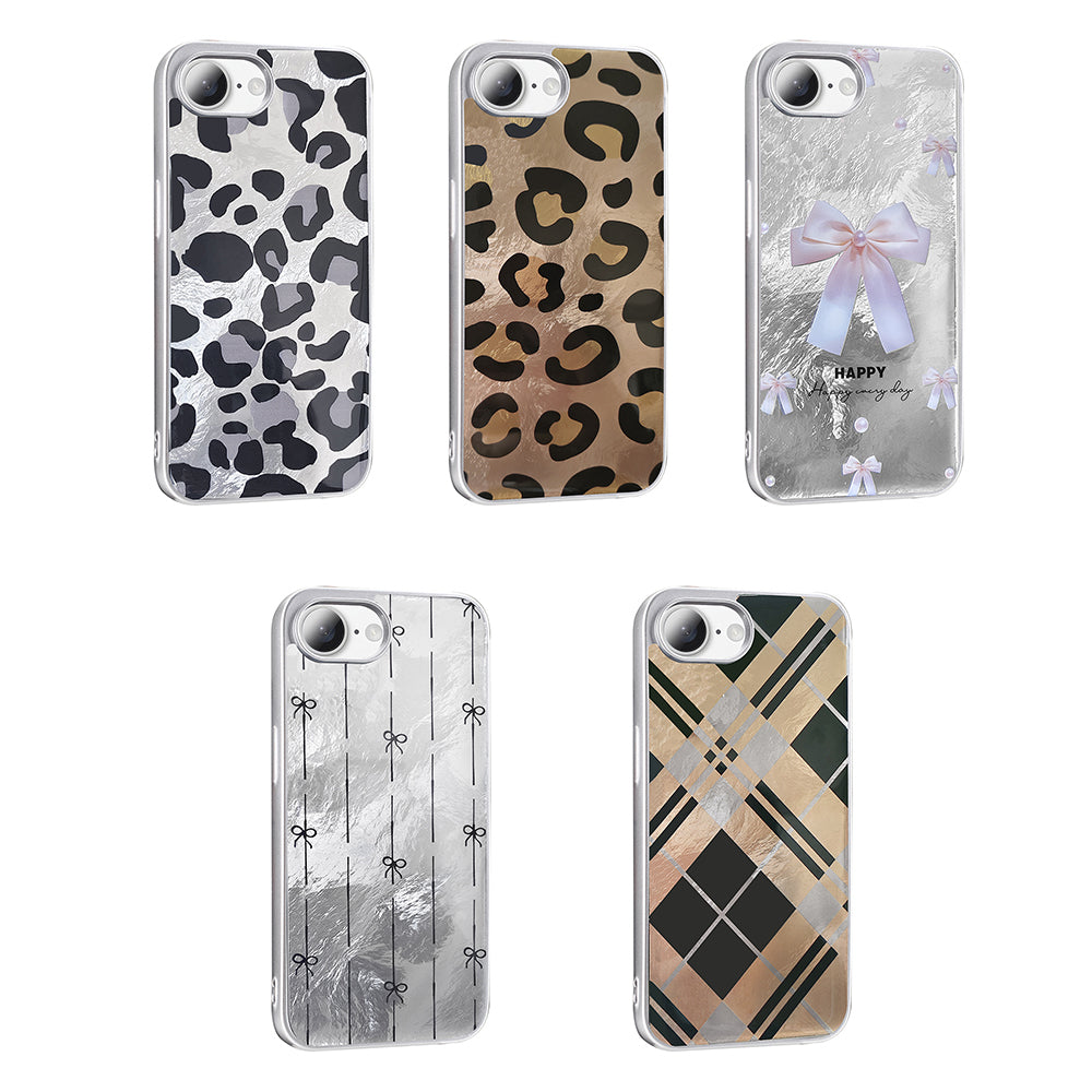 Apple iPhone 16E Case Patterned Zore Mep Cover Small Bow