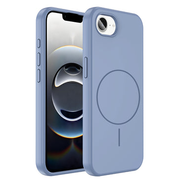 Apple iPhone 16E Case M-Safe Charging Feature Liquid Technology Erasable Hard Zore Kiwi Cover Black