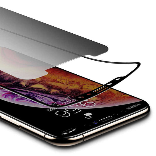 Apple iPhone 16E Zore Kor Privacy Glass Screen Protector Black