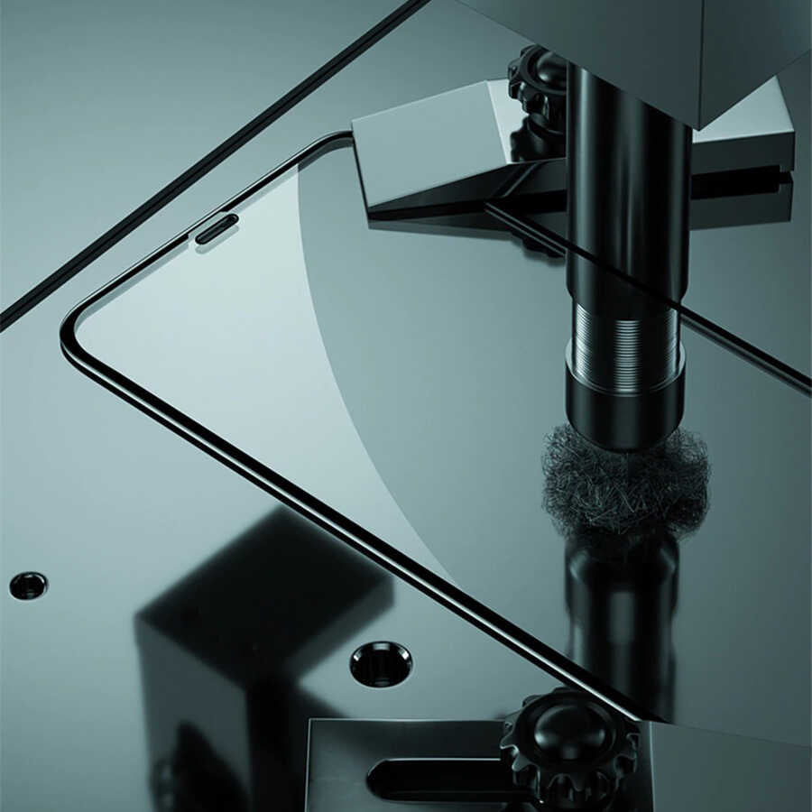Apple iPhone 16E Zore Rio Glass Screen Protector Black
