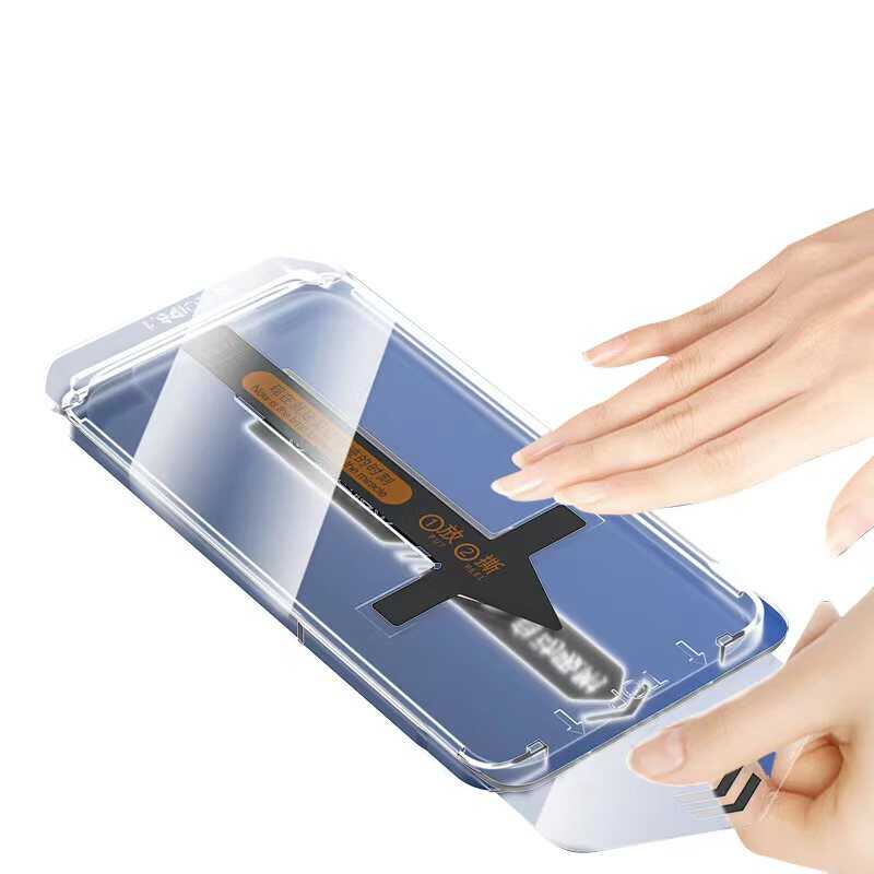 Apple iPhone 16E Zore Super Fast Anti-Dust Tempered Glass Screen Protector Clear