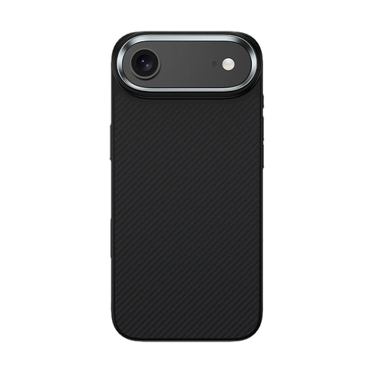 Apple iPhone 17 Air Case Carbon Fiber M-Safe Charging Feature Benks Hybrid ArmorPro 600D Kevlar Cover Black