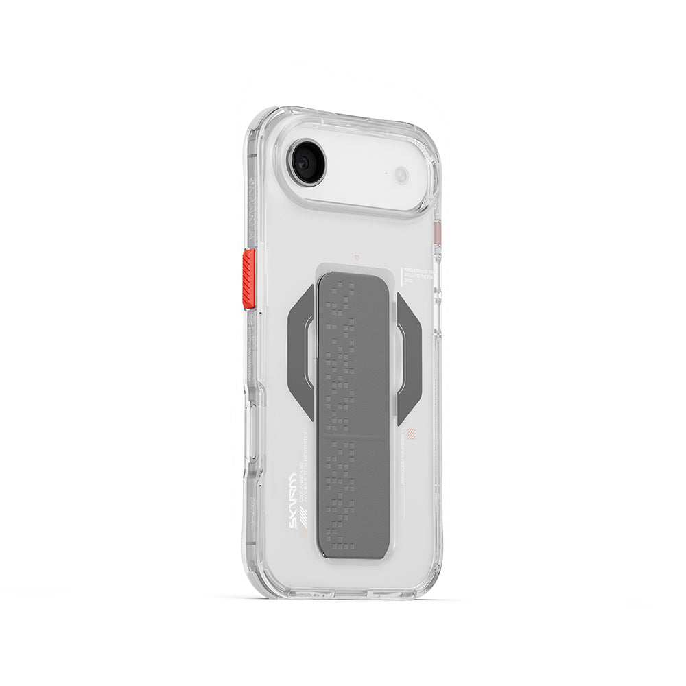Apple iPhone 17 Air Case M-Safe Charging Feature Airbag Design Stand Skinarma Haxa Cover Smoke