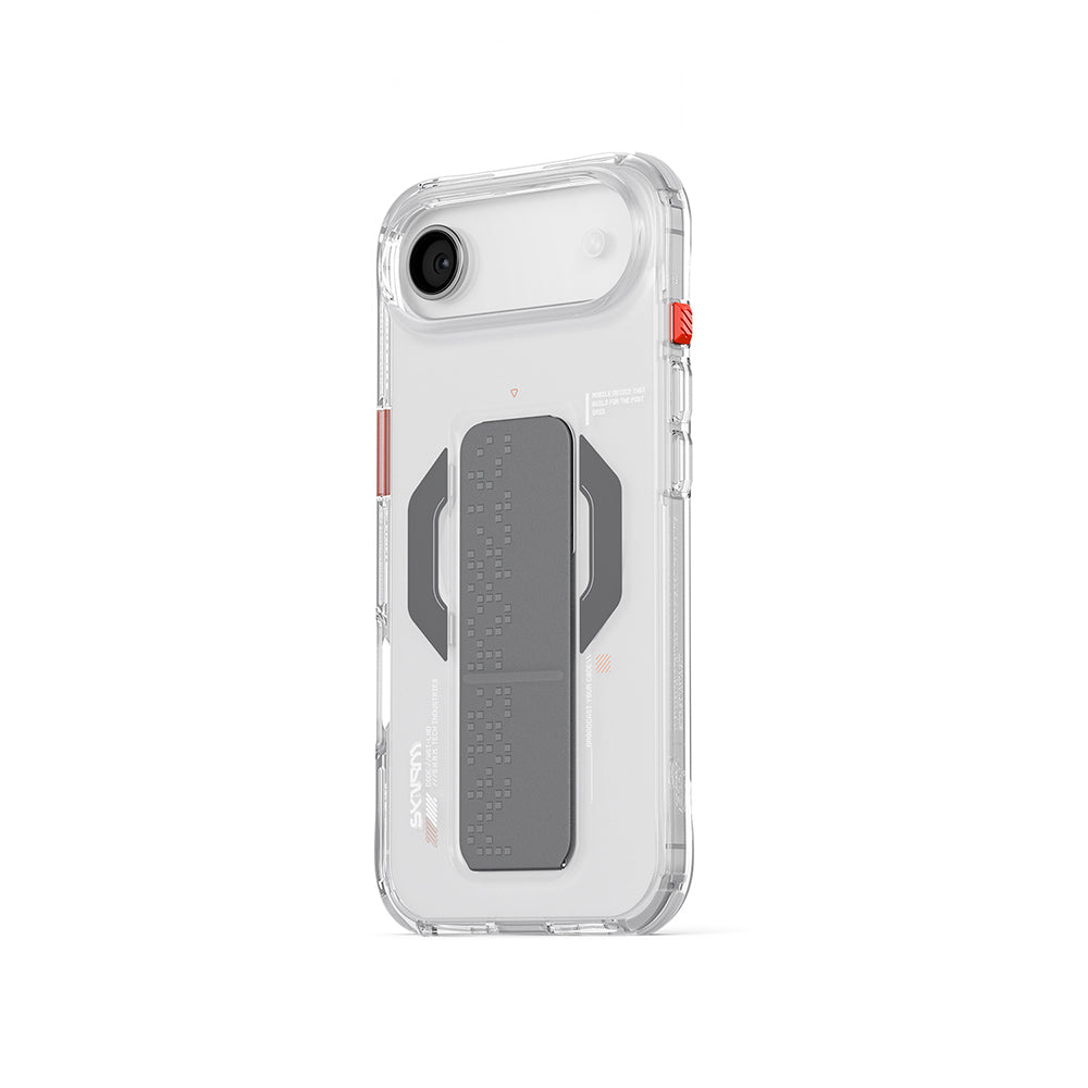 Apple iPhone 17 Air Case M-Safe Charging Feature Airbag Design Stand Skinarma Haxa Cover Smoke