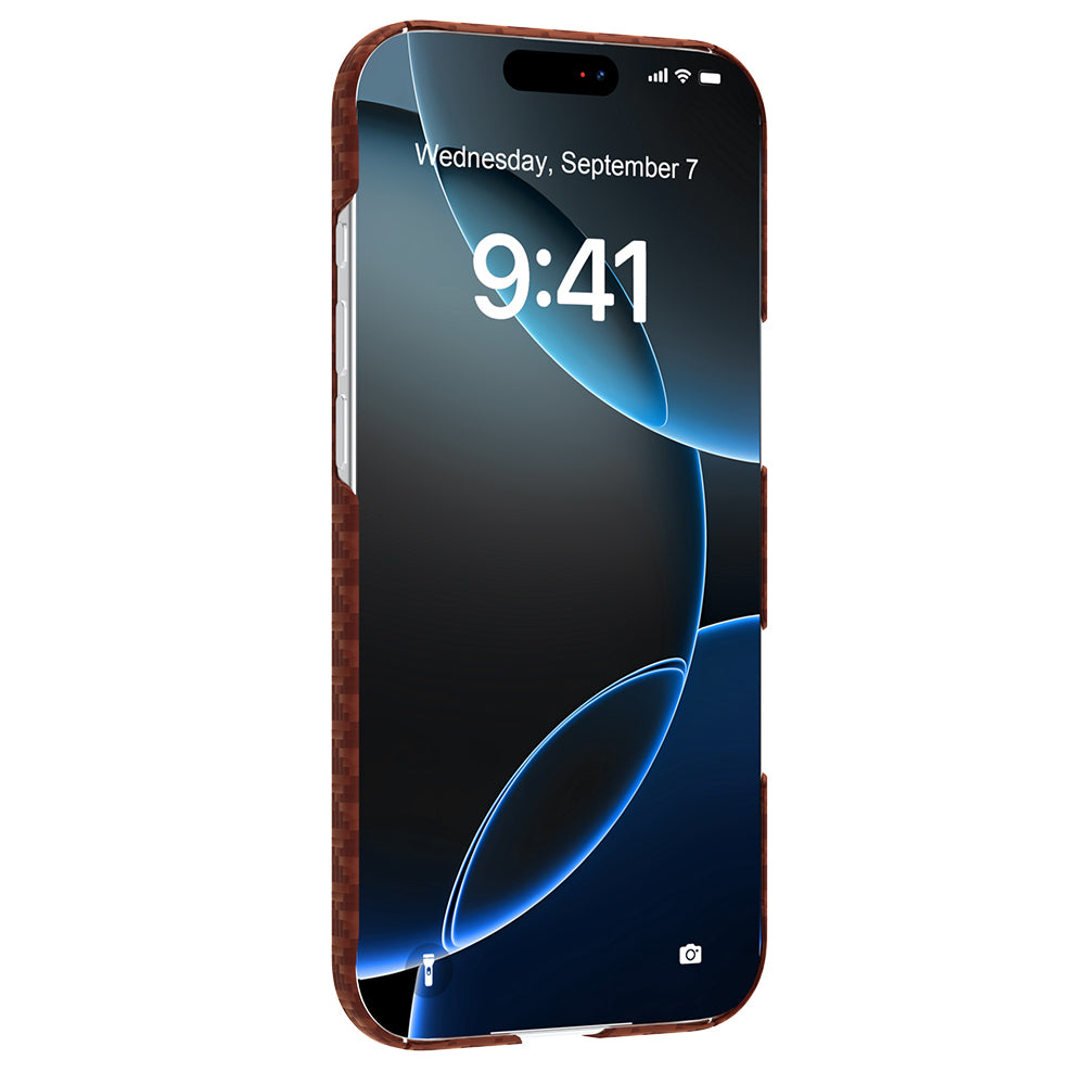 Apple iPhone 17 Air Kılıf M-safe Şarj Özellikli Raptic Aramid Skin Origin Serisi Kapak Lacivert