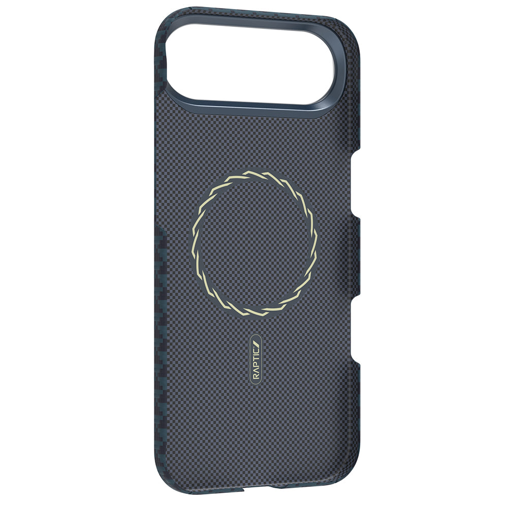 Apple iPhone 17 Air Kılıf M-safe Şarj Özellikli Raptic Aramid Skin Origin Serisi Kapak Kahverengi