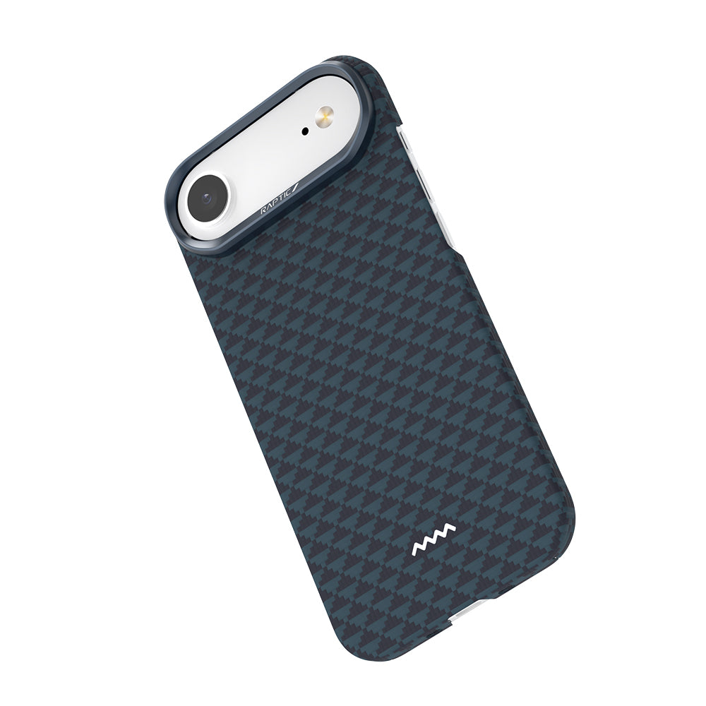 Apple iPhone 17 Air Kılıf M-safe Şarj Özellikli Raptic Aramid Skin Origin Serisi Kapak Kırmızı