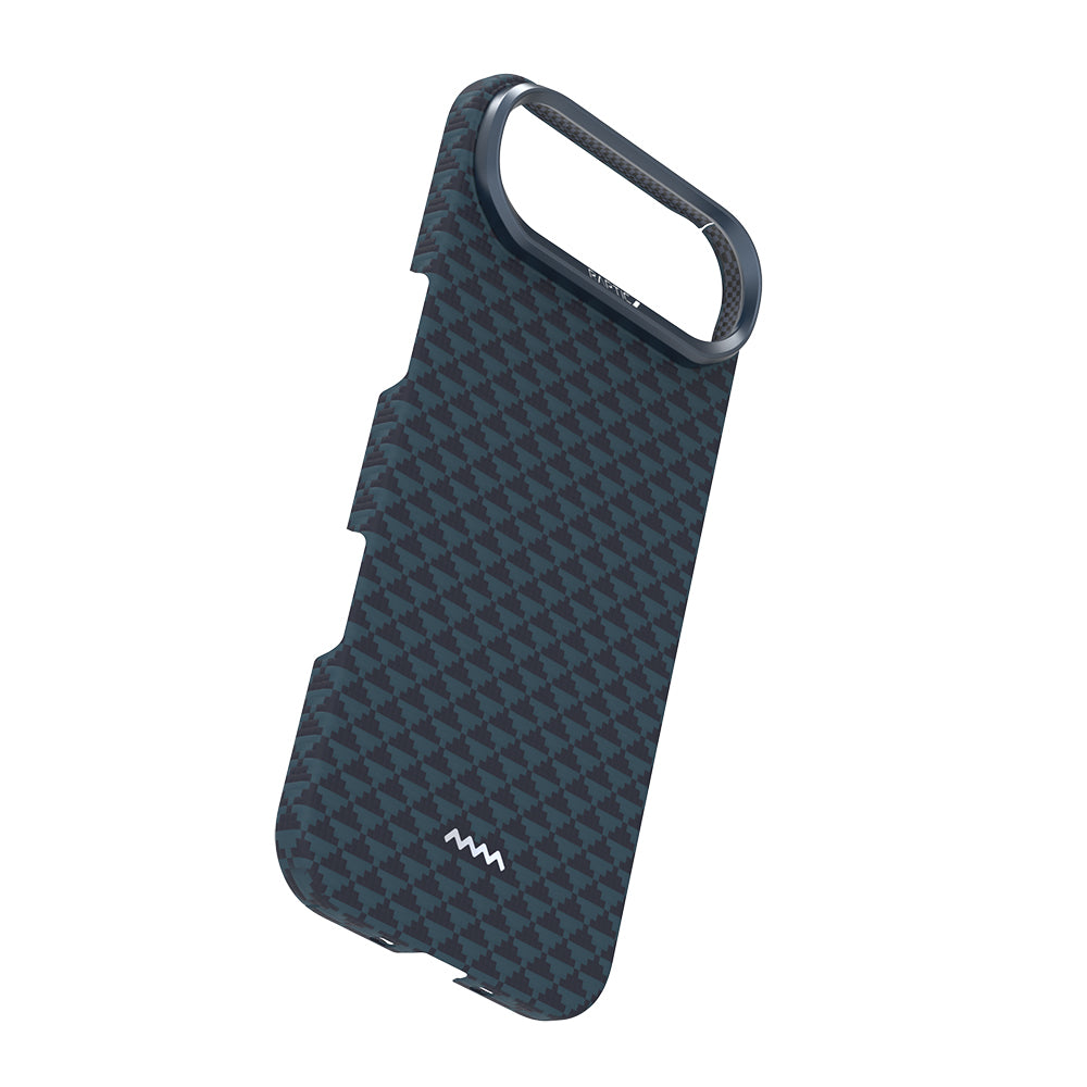 Apple iPhone 17 Air Kılıf M-safe Şarj Özellikli Raptic Aramid Skin Origin Serisi Kapak Kahverengi