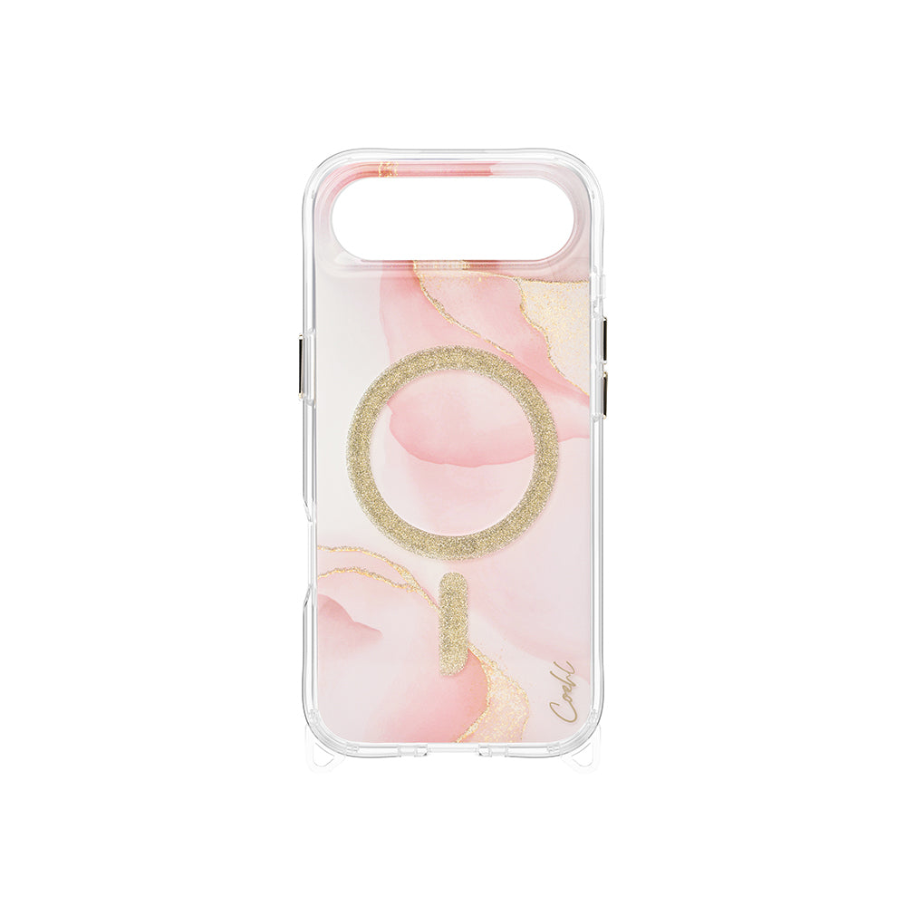 Apple iPhone 17 Air Case M-safe Charging Feature Glitter Magnetic Coehl Aeris Cover Pink