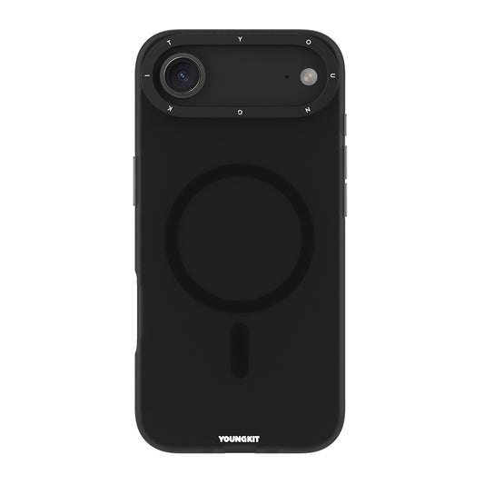 Apple iPhone 17 Air Case M-safe Charging Feature Youngkit Hidden Sand Series Cover Black