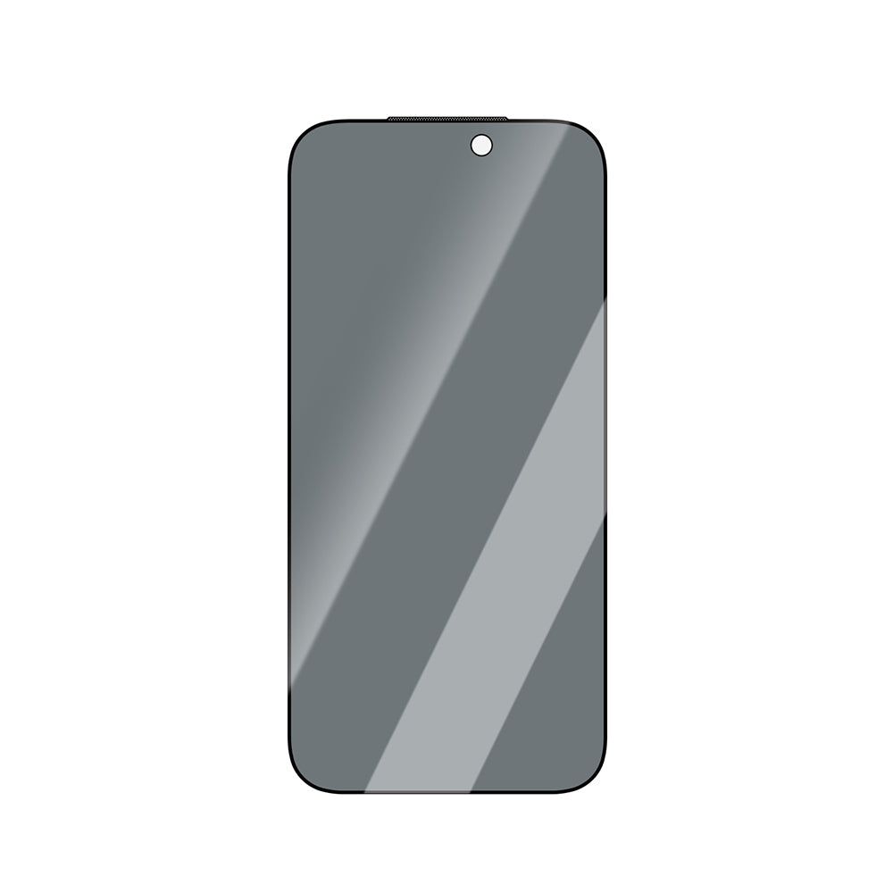 Apple iPhone 17 CaseWorld Applicator Serisi 2.5D Eyesafe Mavi Işık Teknolojili 0.33mm Privacy Temperli Cam Ekran Koruyucu + Uygulama Aparatı Siyah