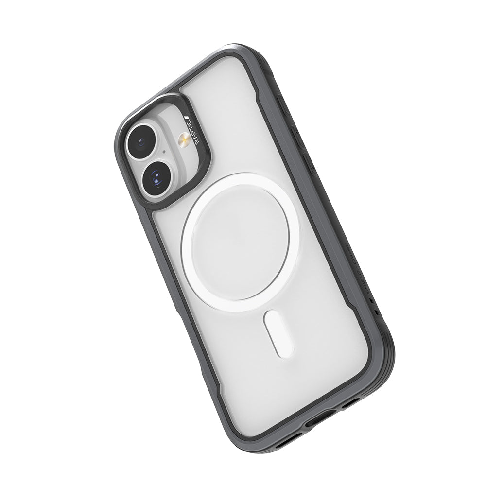 Apple iPhone 17 Case M-safe Charging Feature Airbag Raptic Shield Series Transparent Back Cover Colorful