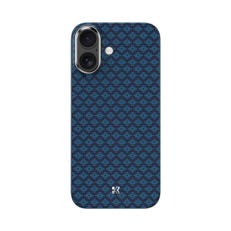 Apple iPhone 17 Case M-Safe Charging Feature Benks ArmorAir ArmorGrid Series Kevlar Cover Blue