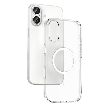 Apple iPhone 17 Case M-safe Charging Feature Camera Protection Zore Crypto Transparent Cover