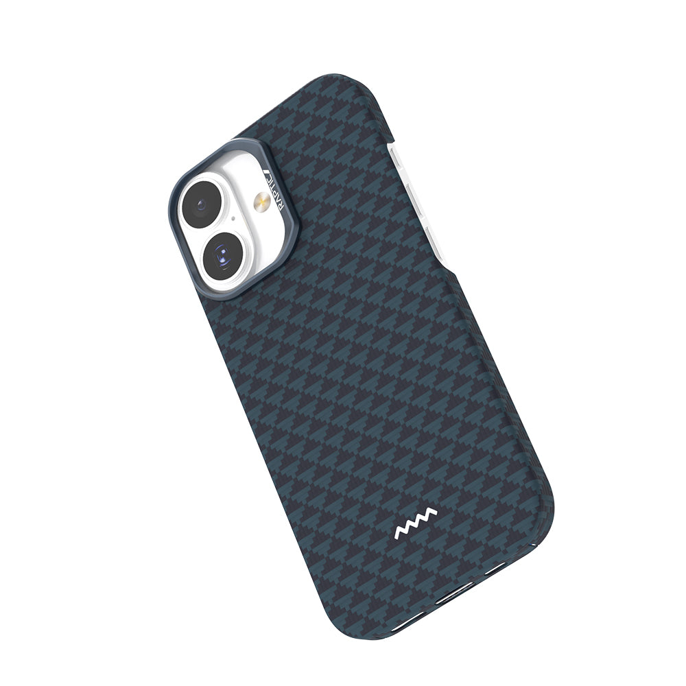 Apple iPhone 17 Case M-safe Charging Feature Raptic Aramid Skin Origin Series Cover Brown