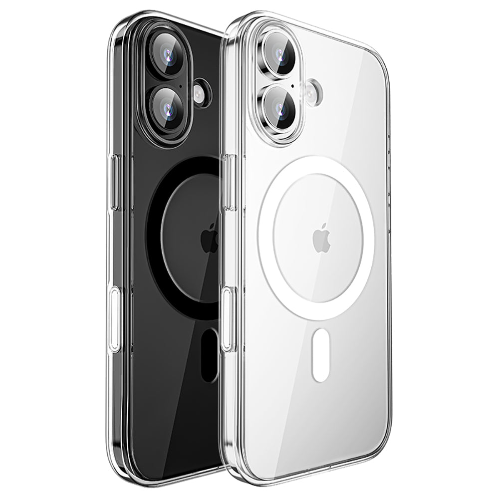 Apple iPhone 17 Case M-safe Charging Feature Transparent Hard PC Wallets Pita Cover Transparent