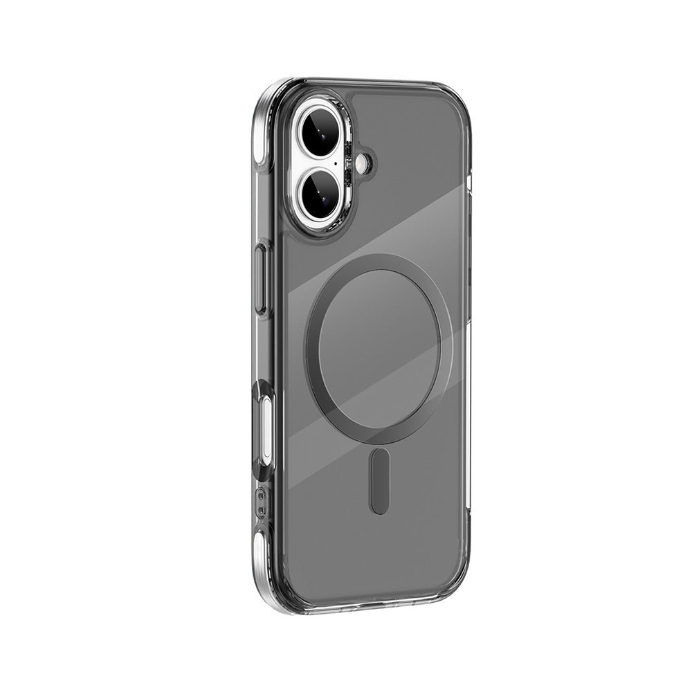 Apple iPhone 17 Case M-safe Charging Feature Wiwu MCC-702 Titanium Pro Series Hard PC Cover Transparent