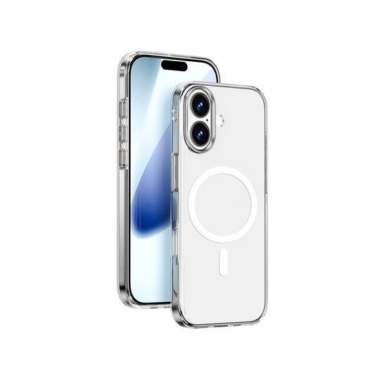 Apple iPhone 17 Case M-safe Charging Feature Wiwu YXK-208 Invisible Ultra Hard PC Cover Transparent