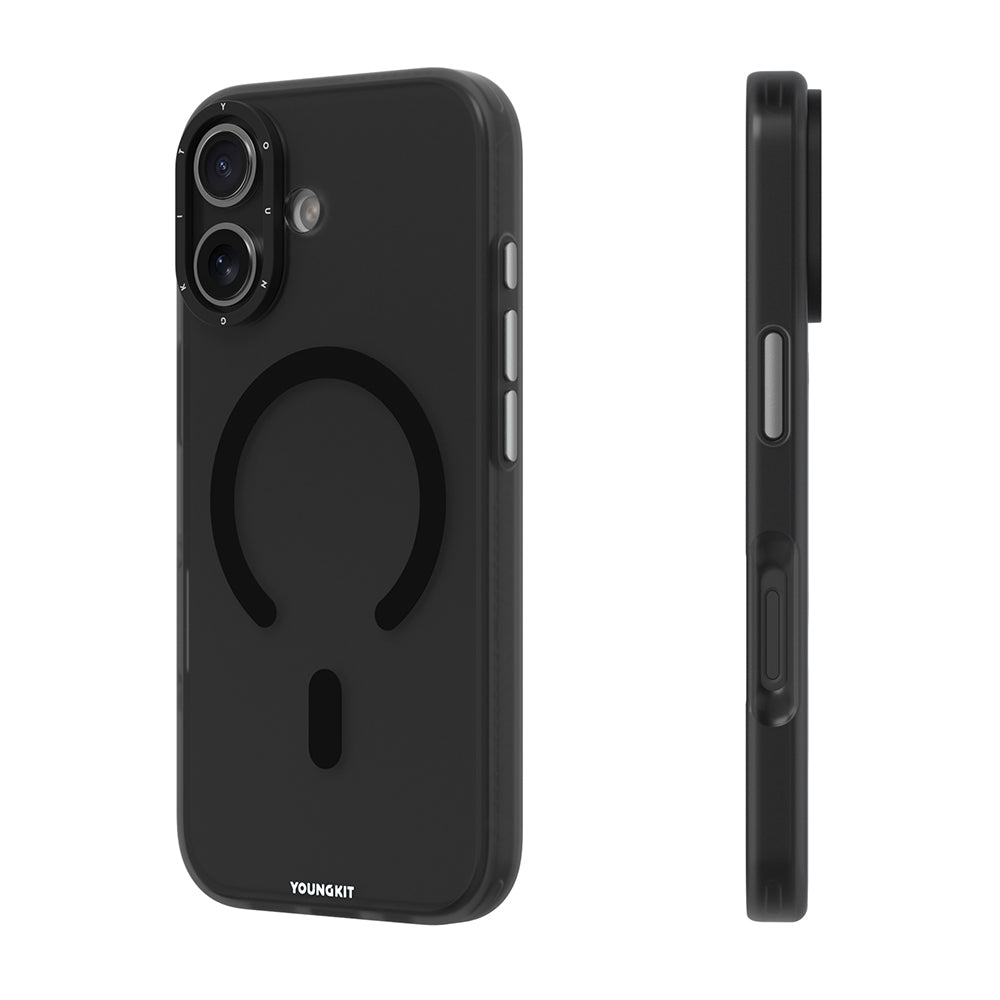 Apple iPhone 17 Case M-safe Charging Feature Youngkit Hidden Sand Series Cover White