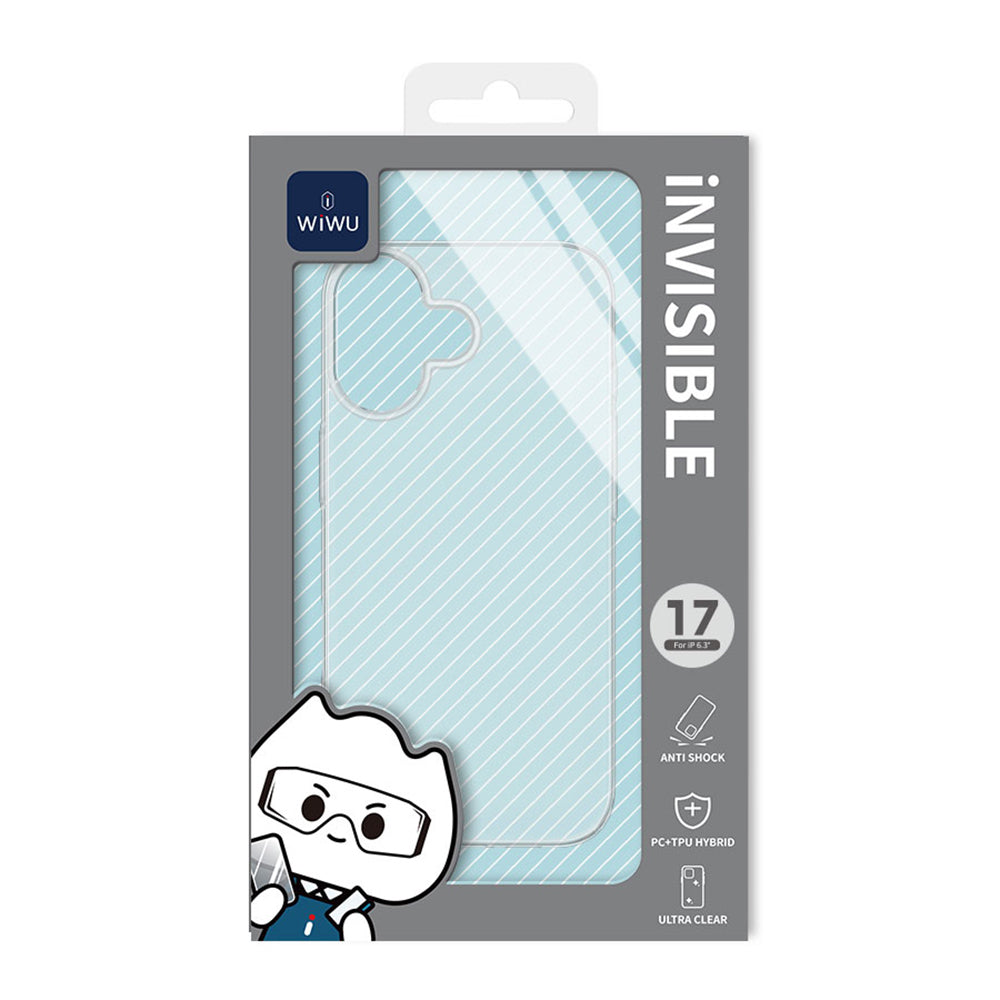 Apple iPhone 17 Case Wiwu YXK-206 Invisible Hard PC Cover Transparent