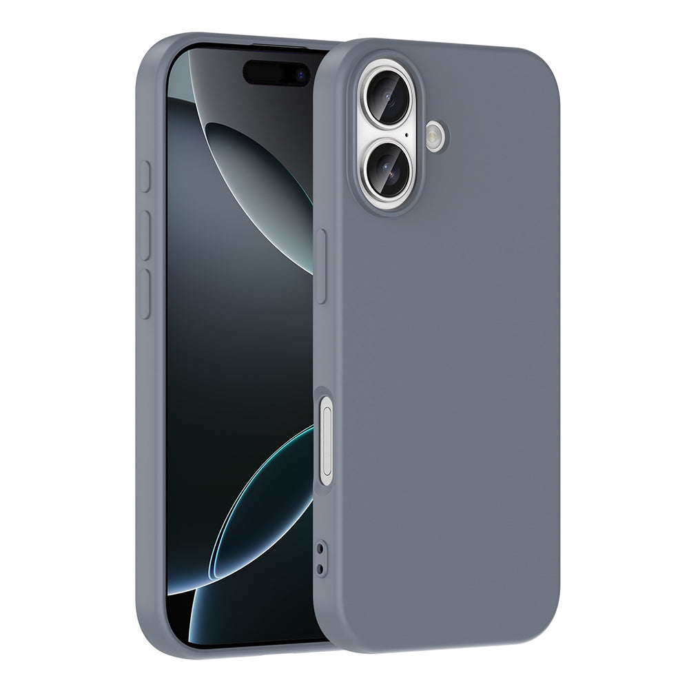 Apple iPhone 17 Kılıf Zore Mara Lansman Kapak Gri