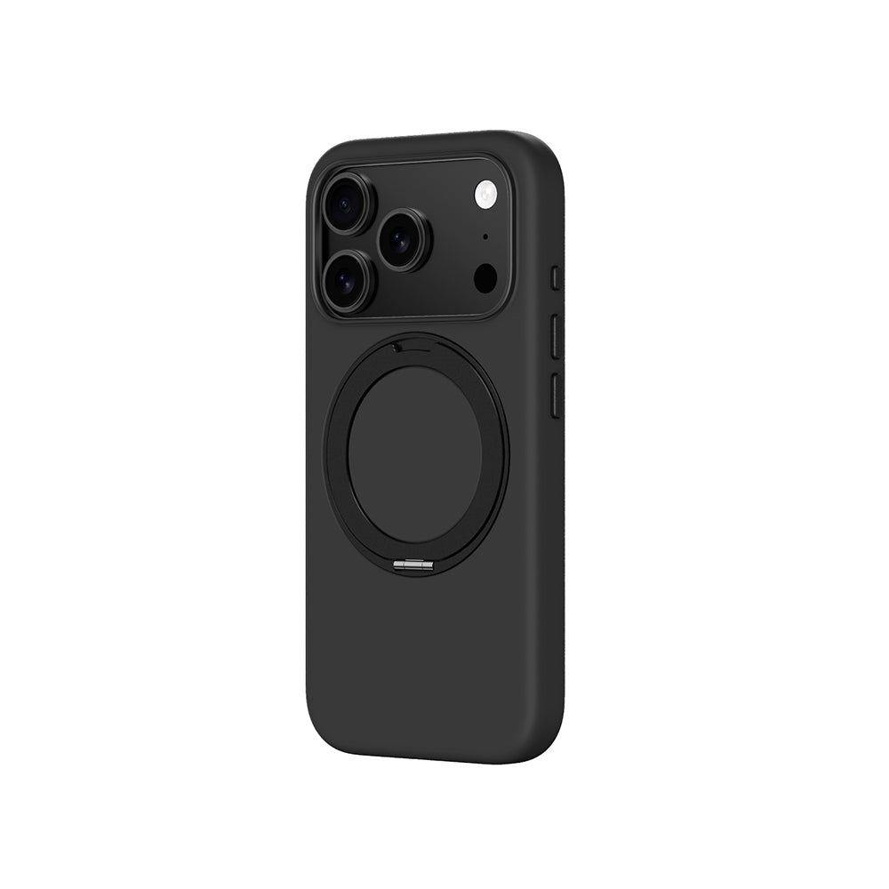 Apple iPhone 17 Pro Amazingthing Cloudie MagSpin 360 Degree Stand M-Safe Case Black