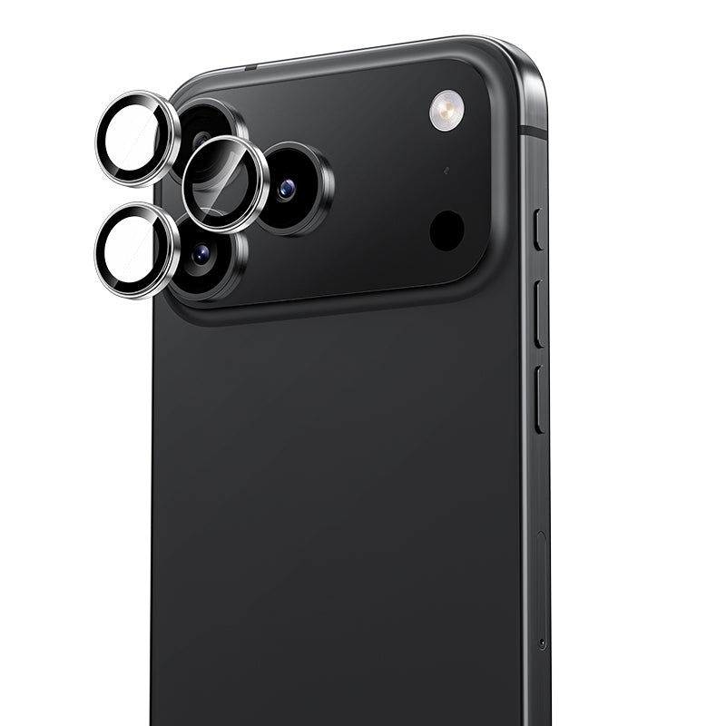 Apple iPhone 17 Pro Benks AR Glass Warrior Premium Cam Kamera Lens Koruyucu Gri