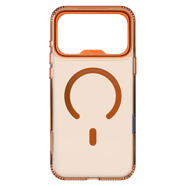 Apple iPhone 17 Pro Kılıf M-safe Şarj Özellikli Airbag Tasarımlı O-Ring Şeffaf Kajsa Trans Shield Serisi Kapak