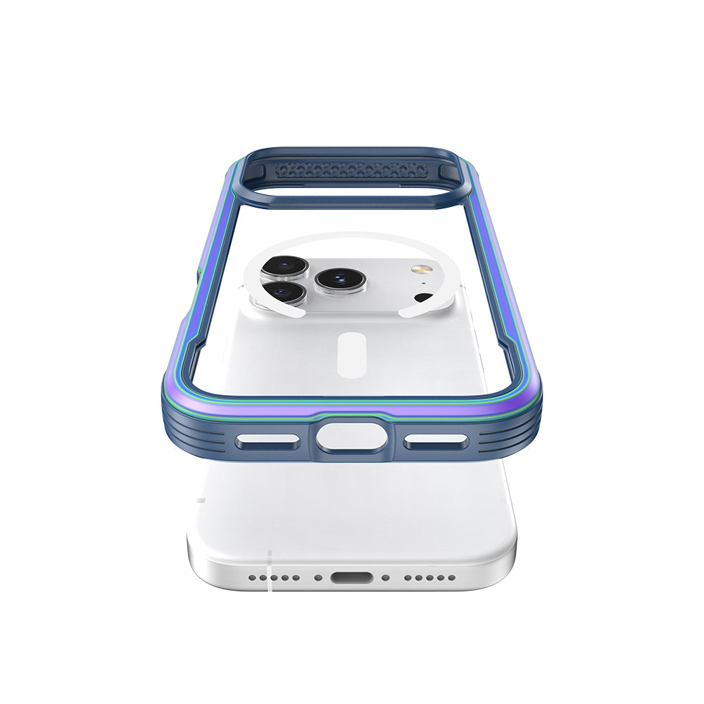 Apple iPhone 17 Pro Kılıf M-safe Şarj Özellikli Airbagli Raptic Shield Serisi Şeffaf Arka Yüzey Kapak Siyah