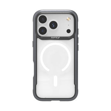 Apple iPhone 17 Pro Kılıf M-safe Şarj Özellikli Airbagli Raptic Shield Serisi Şeffaf Arka Yüzey Kapak