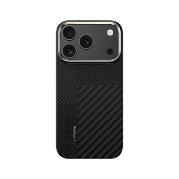 Apple iPhone 17 Pro Kılıf M-safe Şarj Özellikli Karbon Fiber Benks Montage ArmorAir Kevlar Kapak