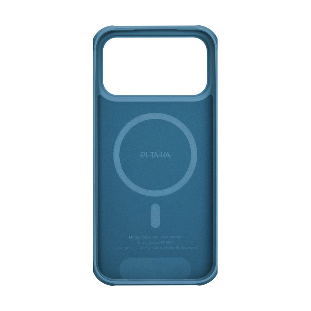 Apple iPhone 17 Pro Case M-safe Charging Feature Pitaka Tactile Woven Sunset-Moonrise Aramid Pro Guard Series Cover Blue