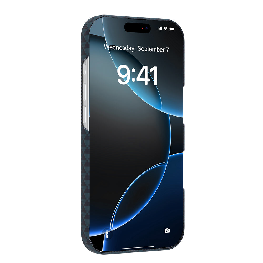 Apple iPhone 17 Pro Kılıf M-safe Şarj Özellikli Raptic Aramid Skin Origin Serisi Kapak Kırmızı