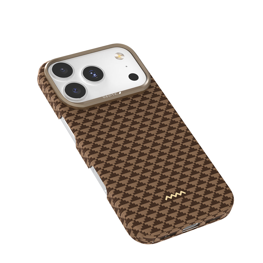 Apple iPhone 17 Pro Kılıf M-safe Şarj Özellikli Raptic Aramid Skin Origin Serisi Kapak Lacivert