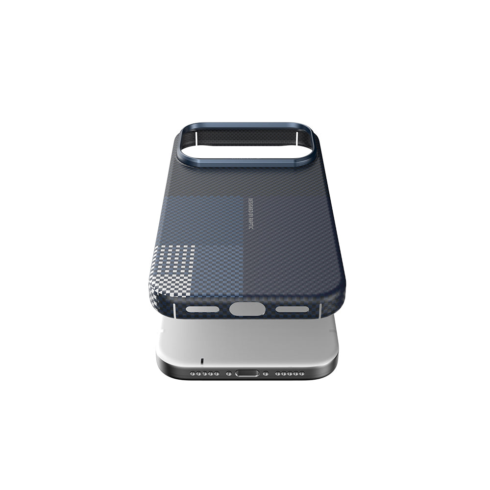 Apple iPhone 17 Pro Kılıf M-safe Şarj Özellikli Raptic Aramid Skin Transform Serisi Kapak Kahverengi