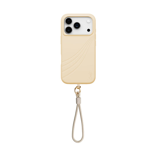 Apple iPhone 17 Pro Case M-safe Charging Feature Soft Back Surface Strap Rope Coehl Serina Cover Cream