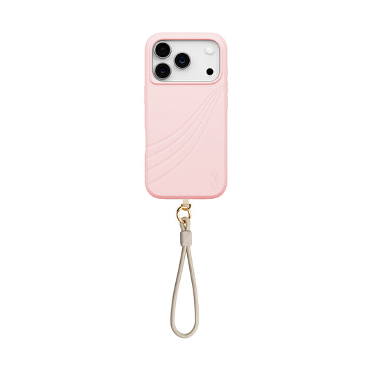 Apple iPhone 17 Pro Case M-safe Charging Feature Soft Back Surface Strap Rope Coehl Serina Cover Pink