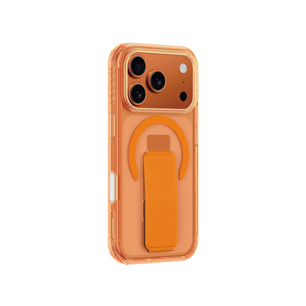Apple iPhone 17 Pro Case M-safe Charging Stand Amazingthing Titan Pro Plus Cover Orange