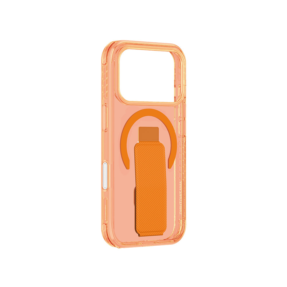 Apple iPhone 17 Pro Case M-safe Charging Stand Amazingthing Titan Pro Plus Cover Orange