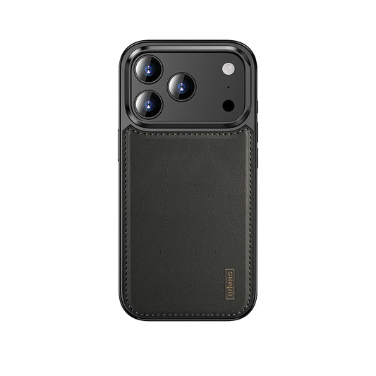 Apple iPhone 17 Pro Kılıf M-safe Şarj Özellikli Standlı Leto Kapak Siyah