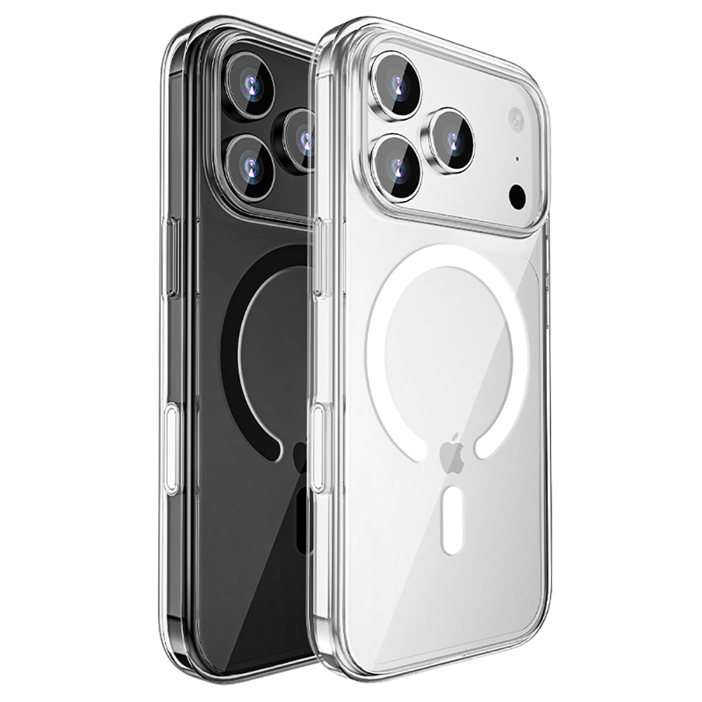 Apple iPhone 17 Pro Case M-safe Charging Transparent Hard PC Wallet Pita Cover Transparent