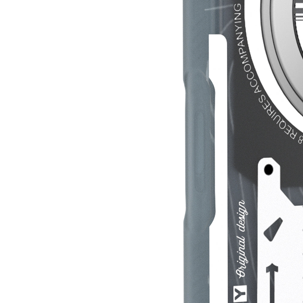 Apple iPhone 17 Pro Kılıf M-safe Şarj Özellikli Youngkit Starship Serisi Kapak Siyah