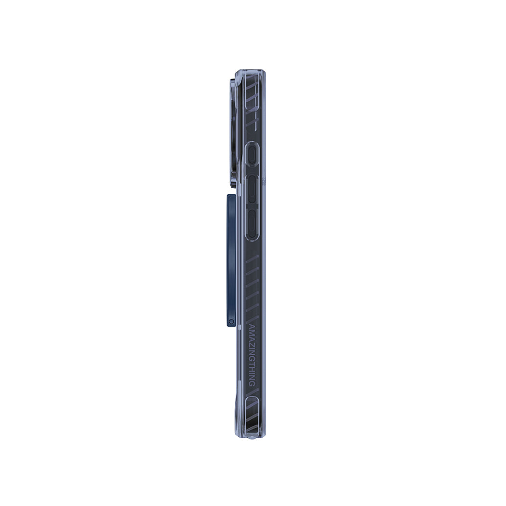 Apple iPhone 17 Pro Case with M-safe Charging Feature and Ring Stand, Amazingthing Titan Pro Series Cover, Black
