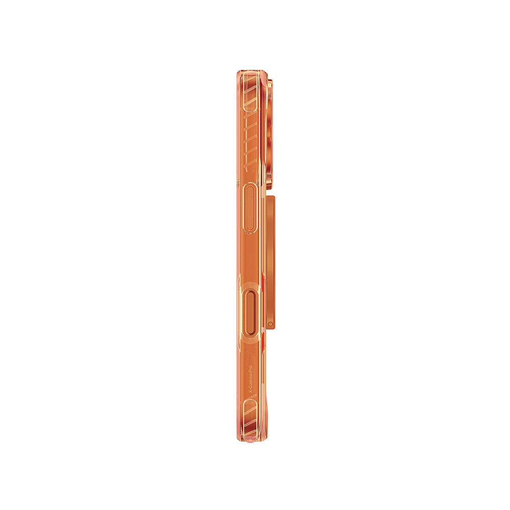 Apple iPhone 17 Pro Case with M-safe Charging Ring Stand Amazingthing Titan Pro Series Cover Orange