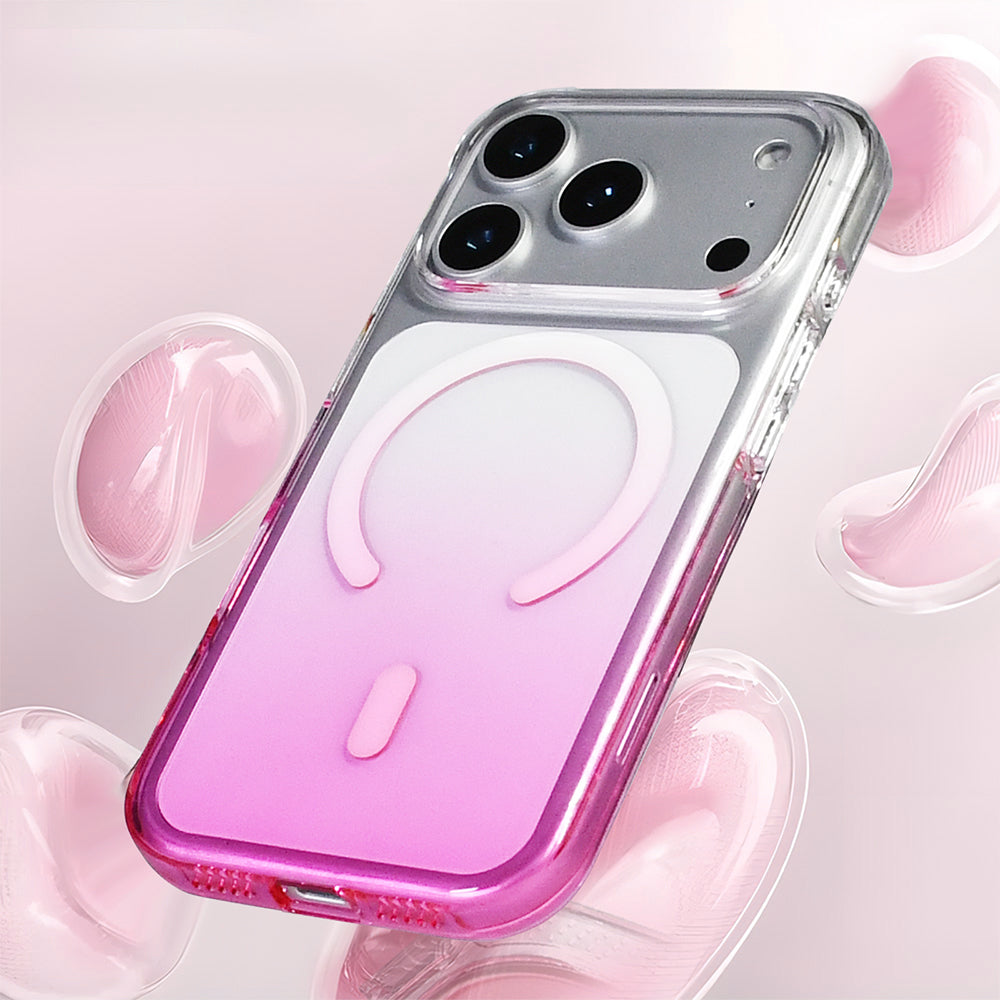 Apple iPhone 17 Pro Kılıf M-Safe Şarj Özellikli Zore Septik Silikon Kapak Turuncu