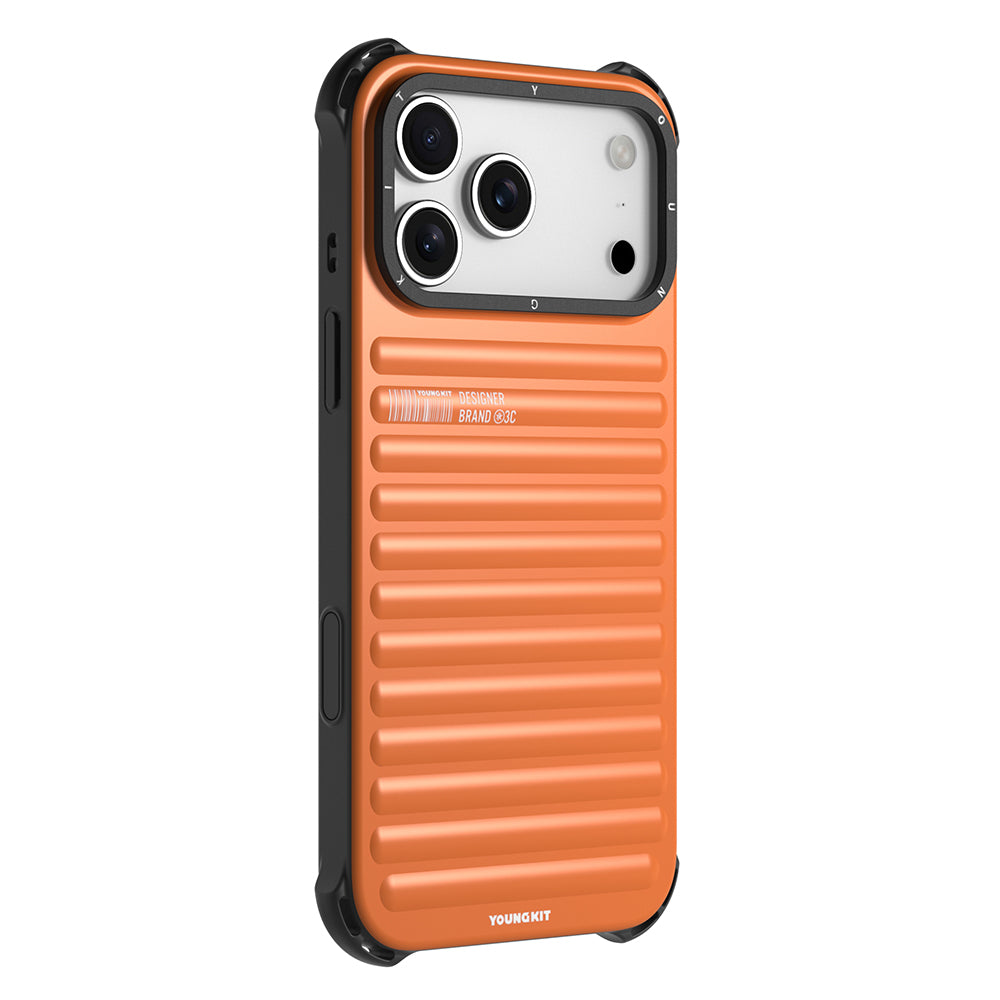 Apple iPhone 17 Pro Case Matte Color Design Youngkit True Color Series Cover Silver