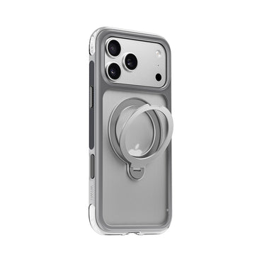 Apple iPhone 17 Pro Kılıf Wiwu AS-203 AeroShield Ultra Serisi M-safe Şarj Özellikli Airbag Tasarımlı Standlı Kapak